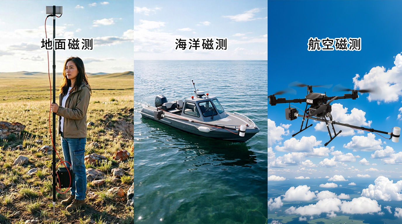 磁力仪应用于地面磁探、海洋磁探以及航空磁探 磁力仪应用于地面磁探、海洋磁探以及航空磁探