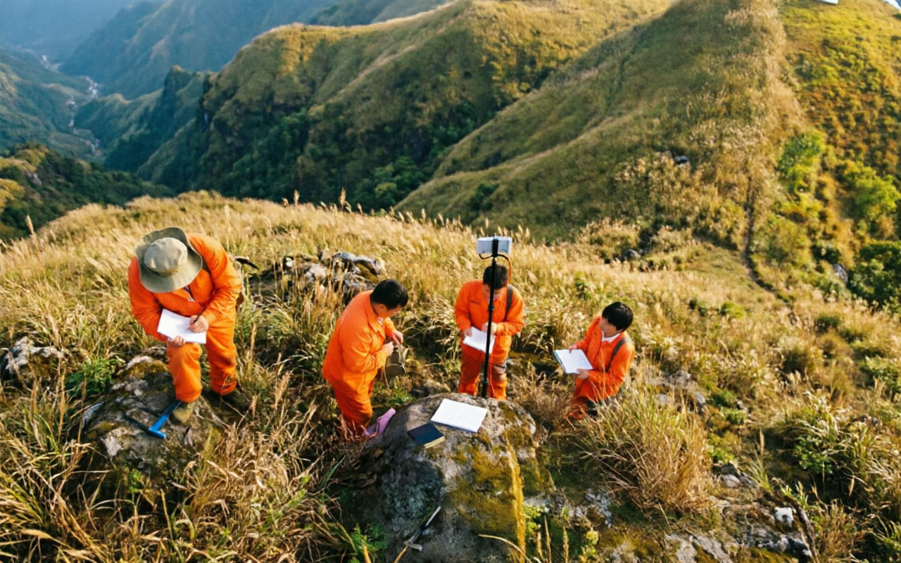 山丘地形做地质勘查 山丘地形做地质勘查